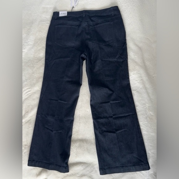 NWT D. Jeans Career Flare Denim Pants, Size 18W - Picture 3 of 12